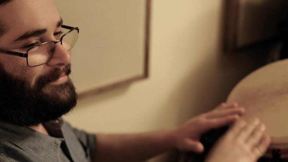 Aram Papazian (percussion) on the importance of experimentation in music: “Just experiment and enjoy the science behind listening, practicing, and jamming.” (Photo courtesy of Garabala)
