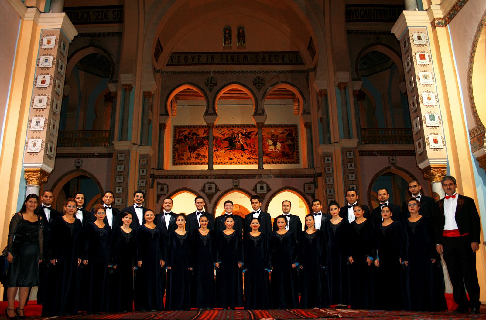 “Fayha”, Arabic for “fragrant,” celebrates the world’s diverse musical heritage through a rich repertoire spanning several eras and traditions, including Lebanese, Syrian, Egyptian, Palestinian, Iraqi, Bedouin, and Andalusian. They also perform songs in French, English, Latin, Armenian, and other languages. (Photo:fayhachoir.org)