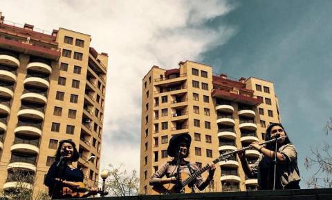 The crowd is silent as they listen and experience this group of girls express themselves and their feelings for their country through song and music in a way that is so intimate and honest, one can clearly picture the Armenia described through their voices. This is Tiezerk Band. 