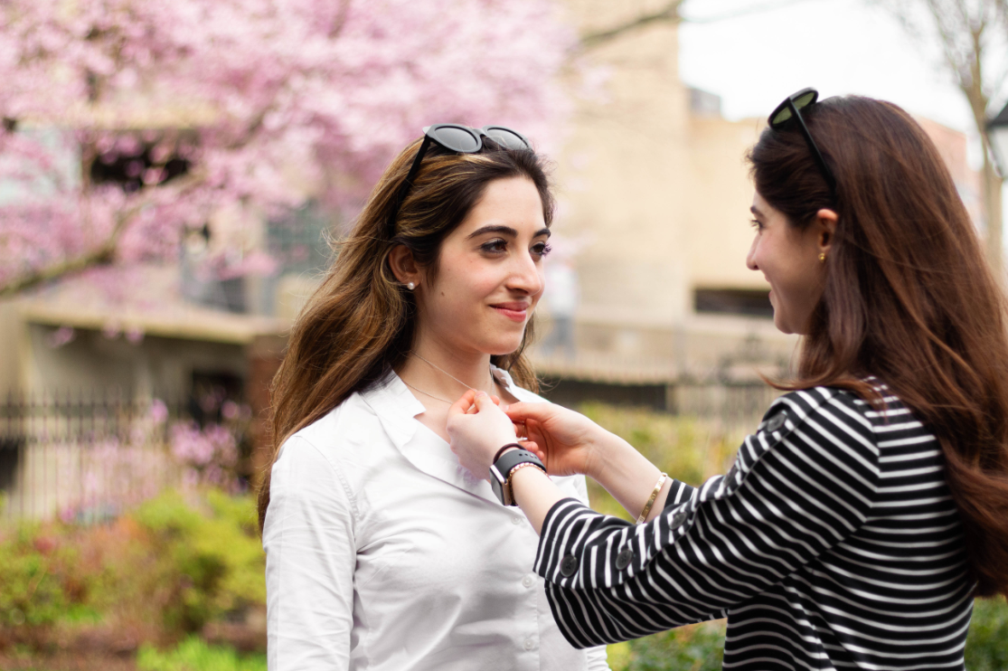 Sisters Serena and Ani Tchorbajian. Photographed in Cambridge, Mass. (Photo: Nune Garipian) 