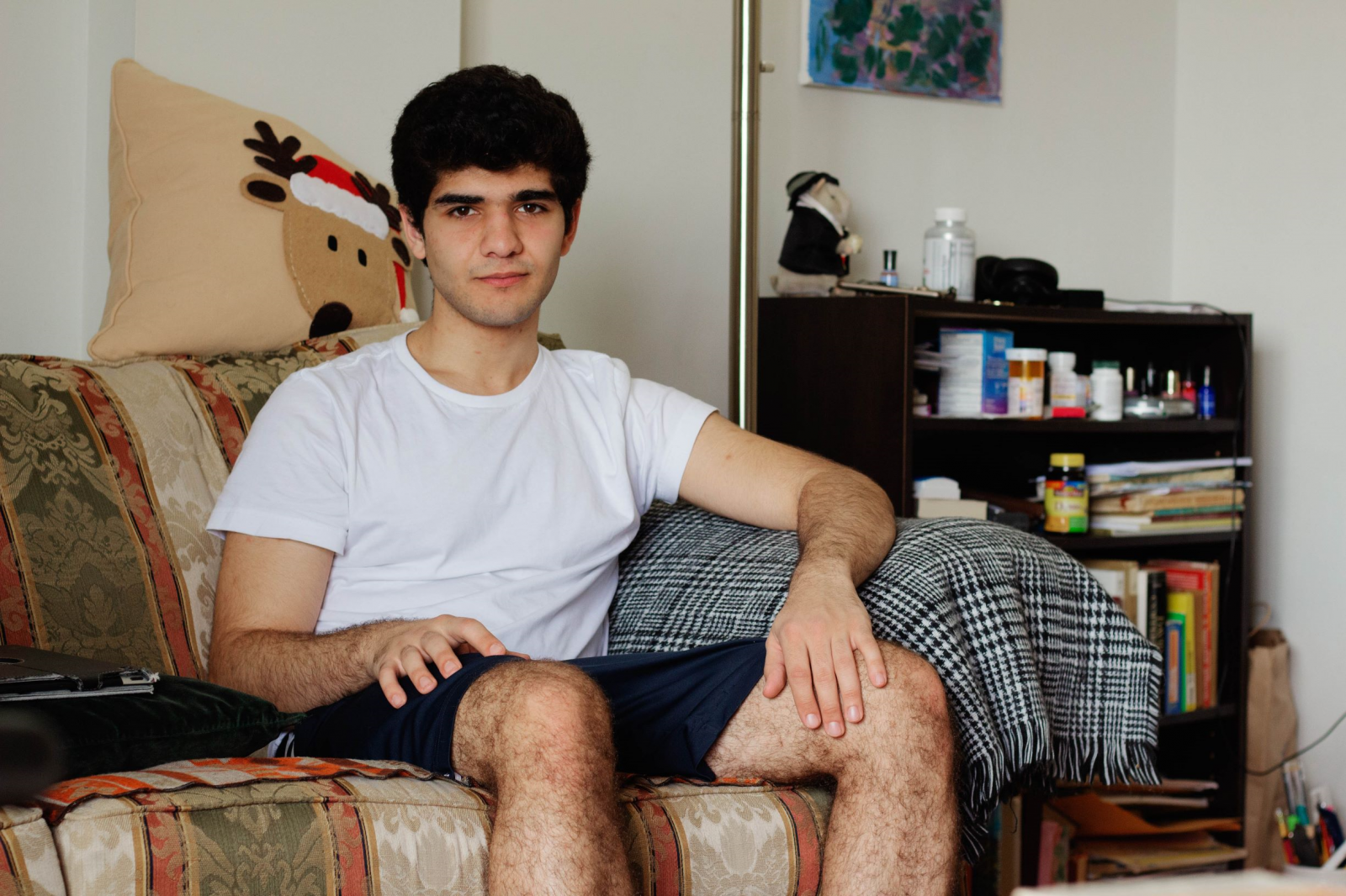 Chris is originally from Watertown. Here he is, hpotographed at his grandmother's place.  