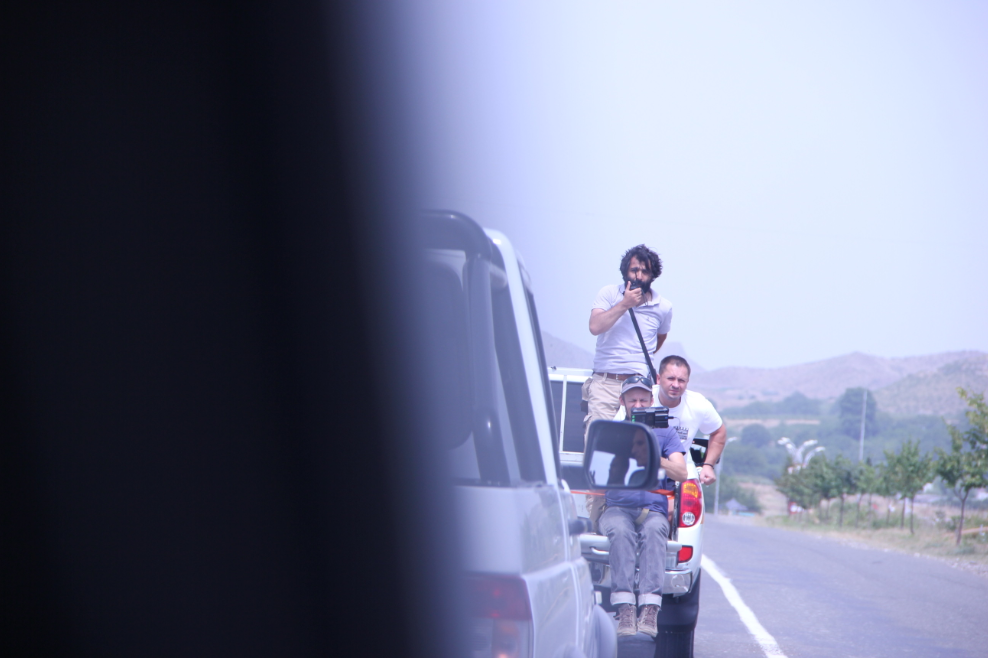 Avetsiyan and his crew shooting