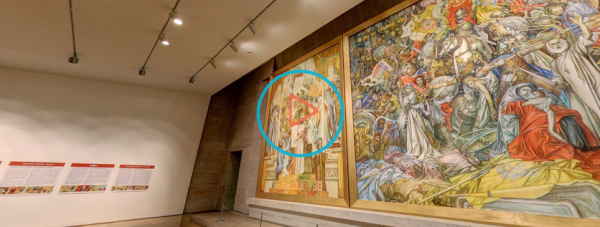 Take a virtual tour of Khanjian’s triptych at 360 Stories.