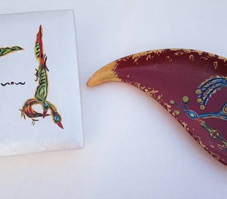 Ceramics | Talinesart: where birds speak, patterns spiral, and colors kiss