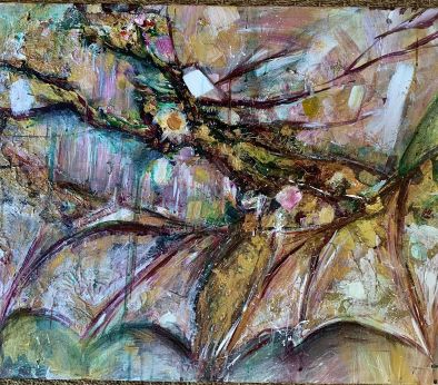 Paintings | Lara Horoupian's flapping layers of shifting light