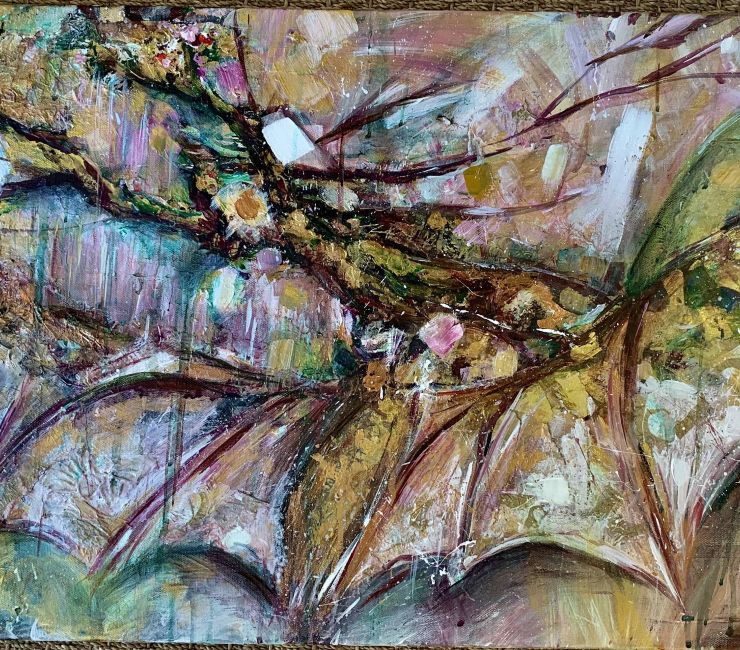 Paintings | Lara Horoupian's flapping layers of shifting light