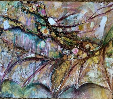 Paintings | Lara Horoupian's flapping layers of shifting light