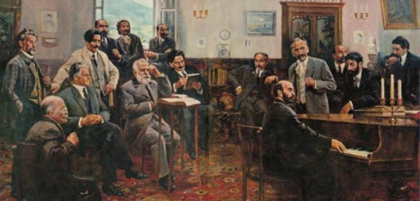 Komitas in Tumanian’s home